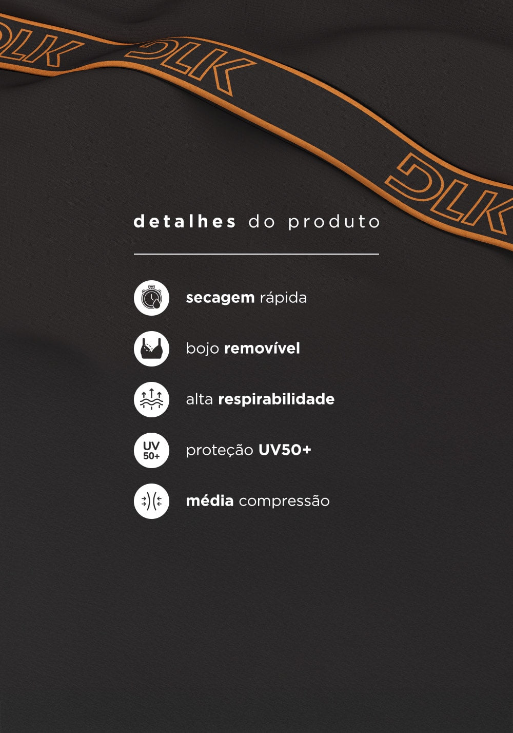 Top fitness feminino com bojo e alças cruzadas de elástico activity dlk grafite