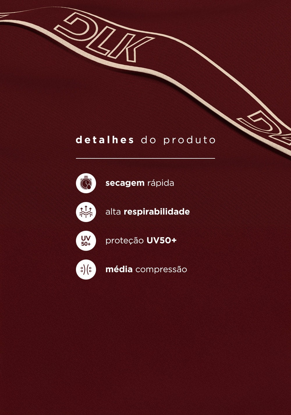 Bermuda fitness feminina com elástico largo lateral activity dlk vinho