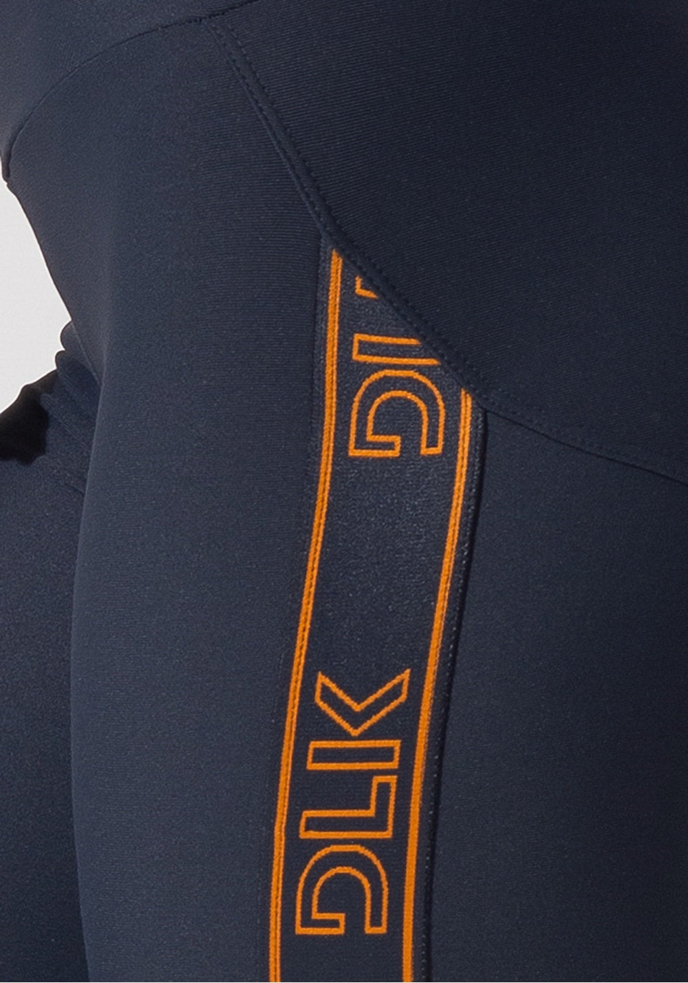 Legging fitness feminina com elástico lateral activity dlk grafite