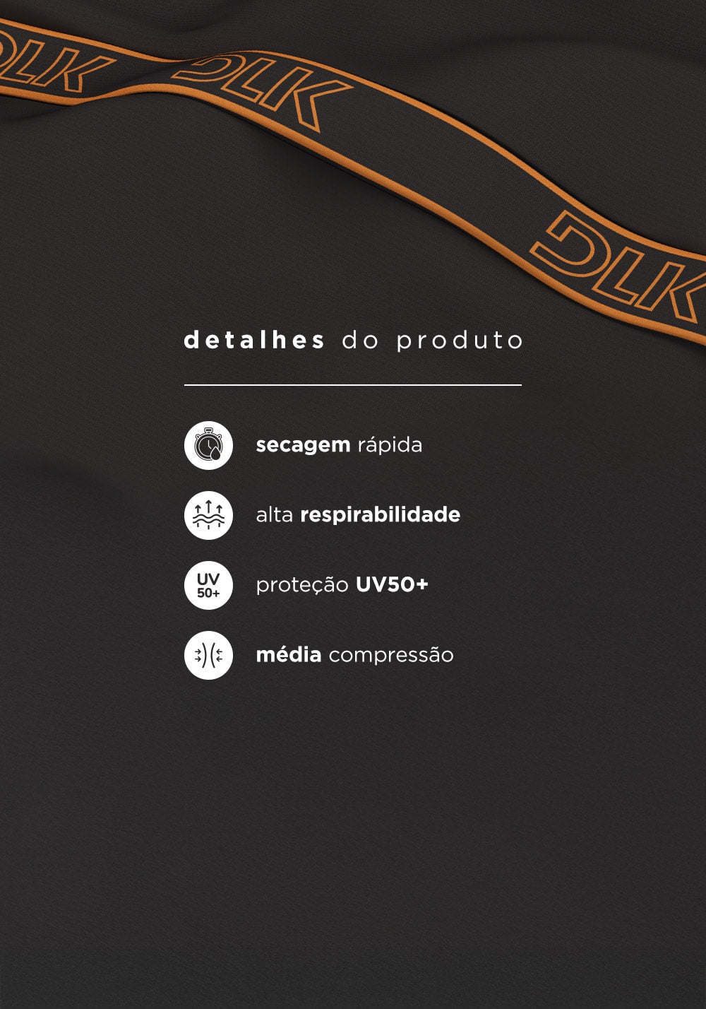 Legging fitness feminina com elástico lateral activity dlk grafite