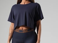 Cropped feminino com elástico nas costas activity dlk grafite